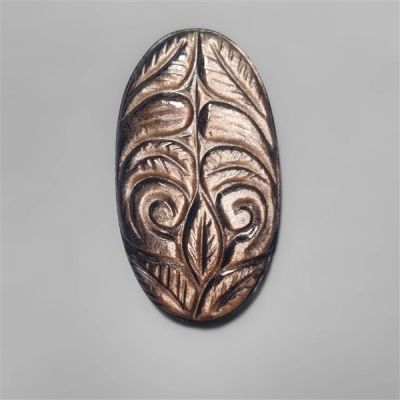 goldsheen-obsidian-mughal-carving-n7744
