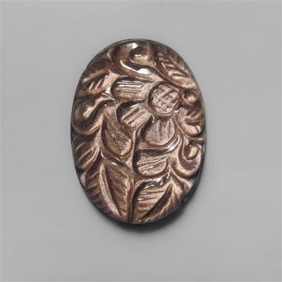 goldsheen-obsidian-mughal-carving-n7749