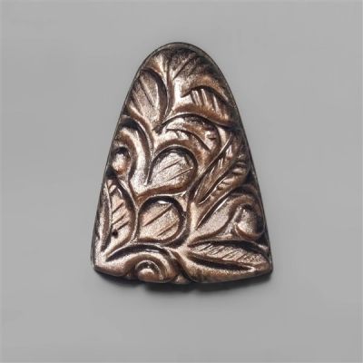 goldsheen-obsidian-mughal-carving-n7752