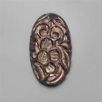 goldsheen-obsidian-mughal-carving-n7754