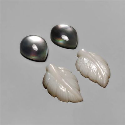 crystal-with-black-mother-of-pearl-doublets-and-white-mother-of-pearl-leaf-carving-set-n8156