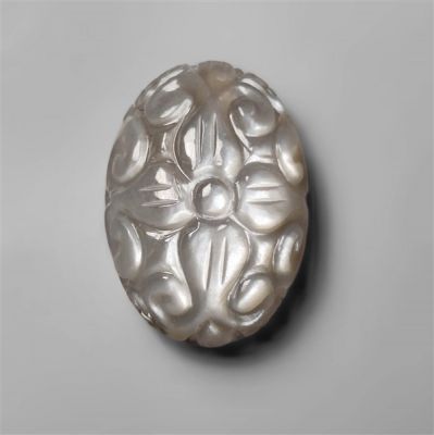 White Moonstone Mughal Carving