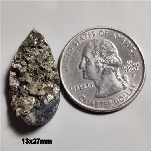 Pyrite in Basalt Druzy