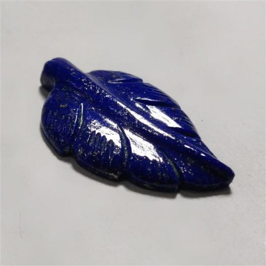 Lapis Lazuli Leaf Carving