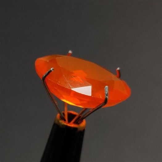 Faceted Mexican Fire Opal