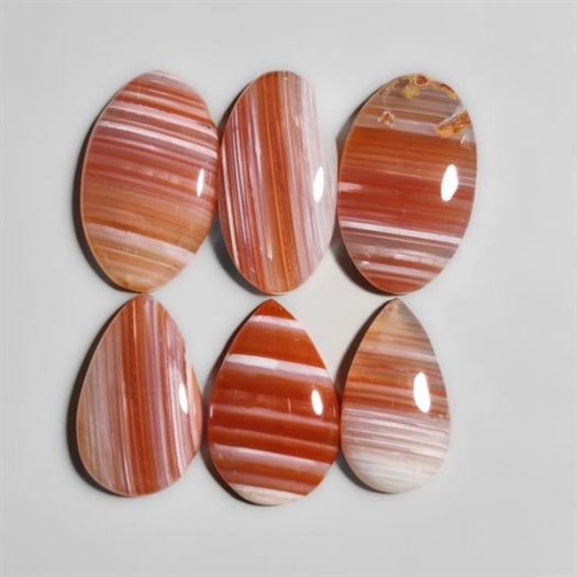 Red Banded Agates Lot