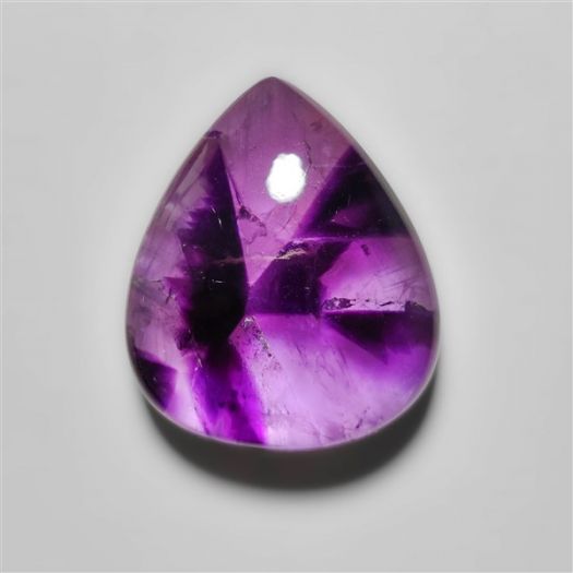 Trapiche Amethyst With Mother Of Pearl Doublet