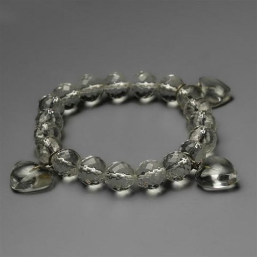 Faceted Himalayan Crystal Beads Bracelet