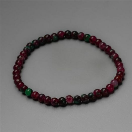 Ruby Zoisite Beads Bracelet