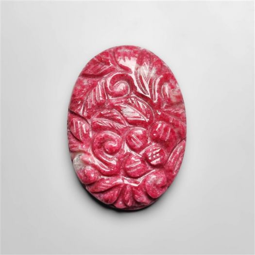 Pink Thulite Mughal Carving