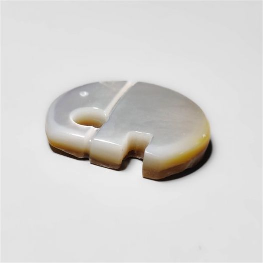 Mother Of Pearl Elephant Carving