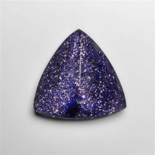 Checkerboard Cut Himalayan Crystal With Blue Goldstone Doublet