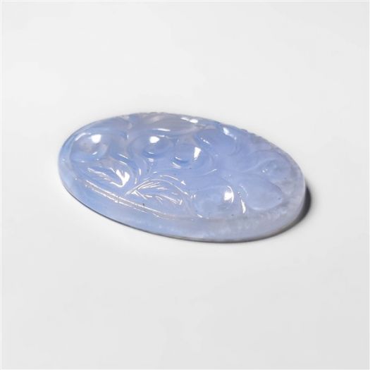 Blue Lace Agate Mughal Carving