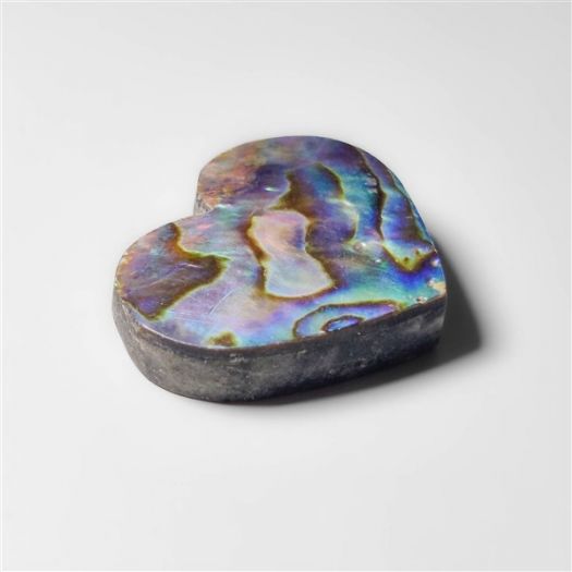 Abalone Paua Shell Heart Carving (Backed)-N20174