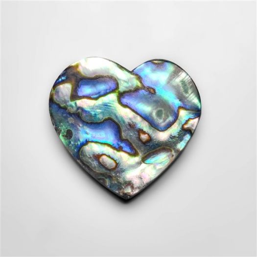 Abalone Paua Shell Heart Carving (Backed)-N20181