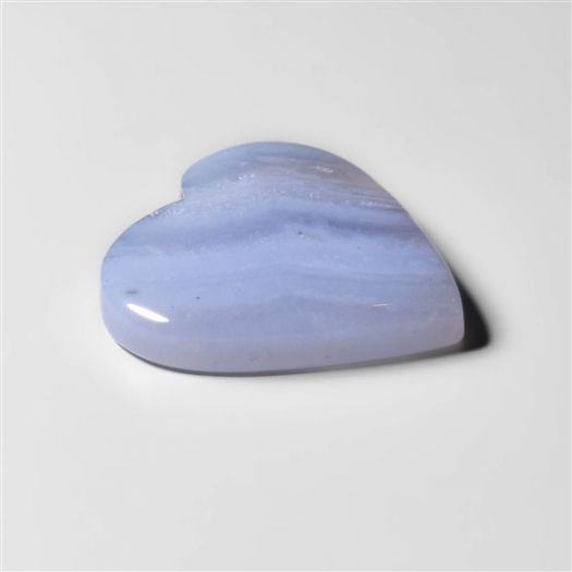 Blue Lace Agate Heart Carving