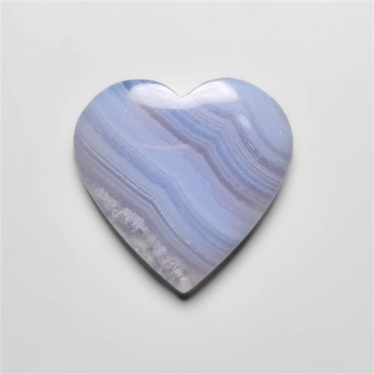 Blue Lace Agate Heart Carving-N20208