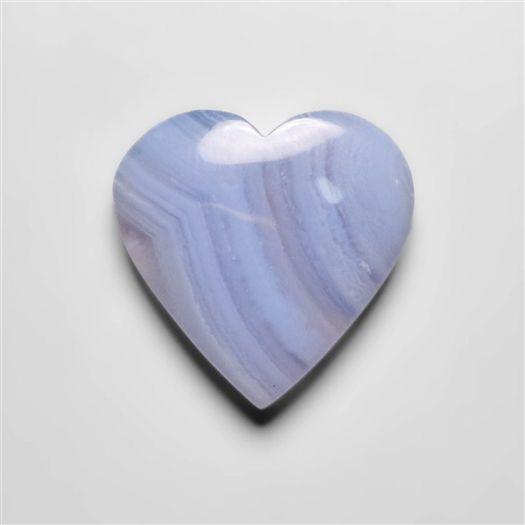 Blue Lace Agate Heart Carving-N20210