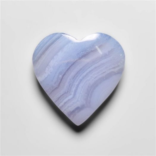 Blue Lace Agate Heart Carving-N20212
