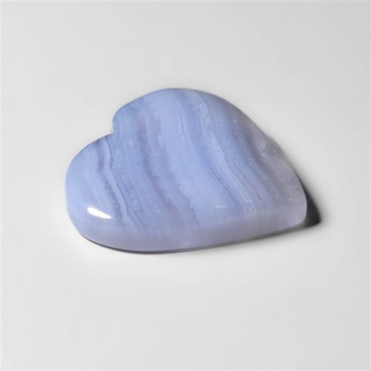 Blue Lace Agate Heart Carving-N20221