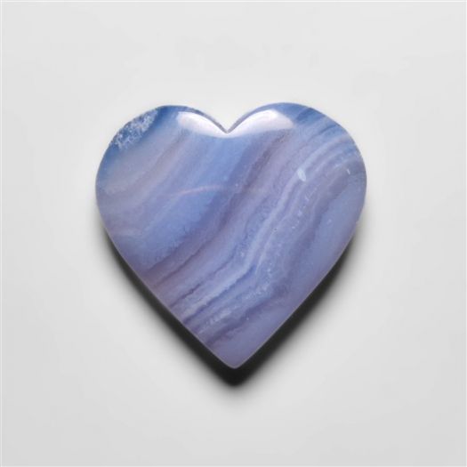 Blue Lace Agate Heart Carving-N20222