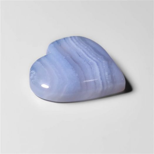 Blue Lace Agate Heart Carving-N20222