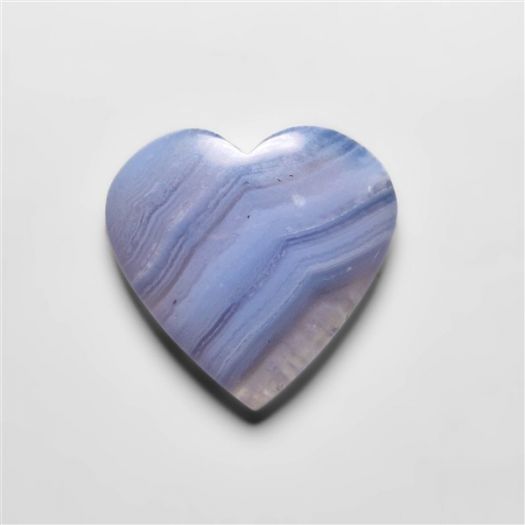 Blue Lace Agate Heart Carving-N20225