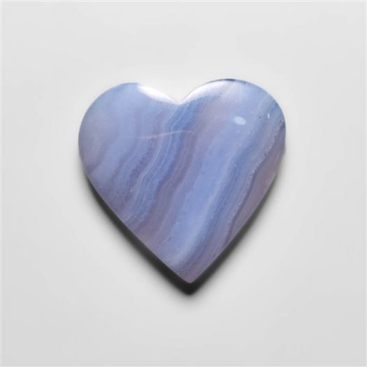 Blue Lace Agate Heart Carving-N20226
