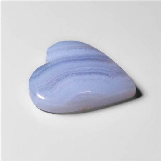 Blue Lace Agate Heart Carving-N20227