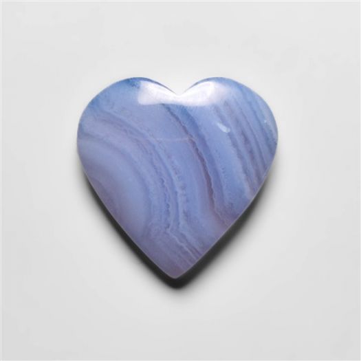 Blue Lace Agate Heart Carving-N20228