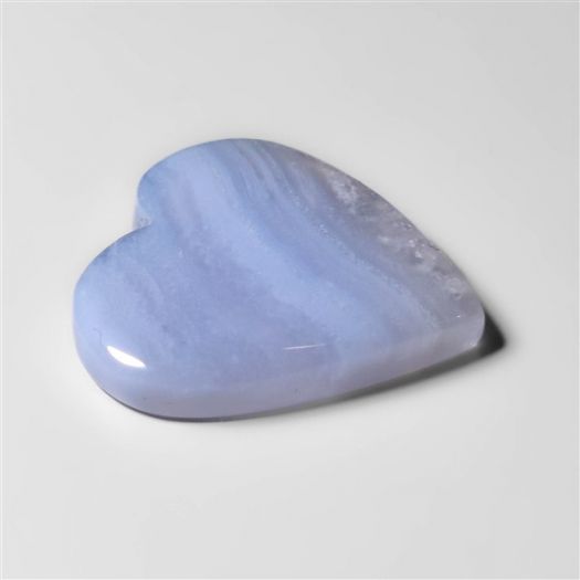 Blue Lace Agate Heart Carving-N20230