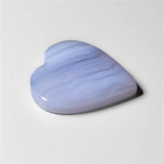 Blue Lace Agate Heart Carving-N20231
