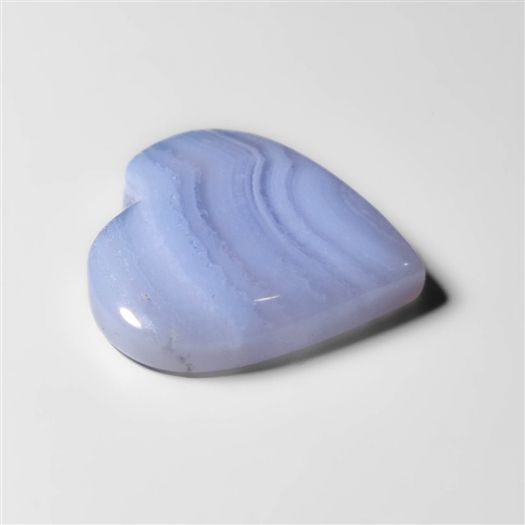 Blue Lace Agate Heart Carving-N20232
