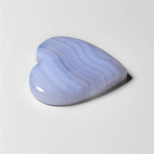 Blue Lace Agate Heart Carving-N20233