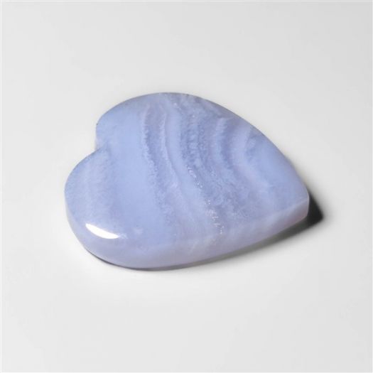 Blue Lace Agate Heart Carving-N20235