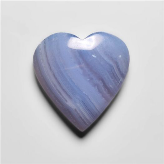 Blue Lace Agate Heart Carving-N20238
