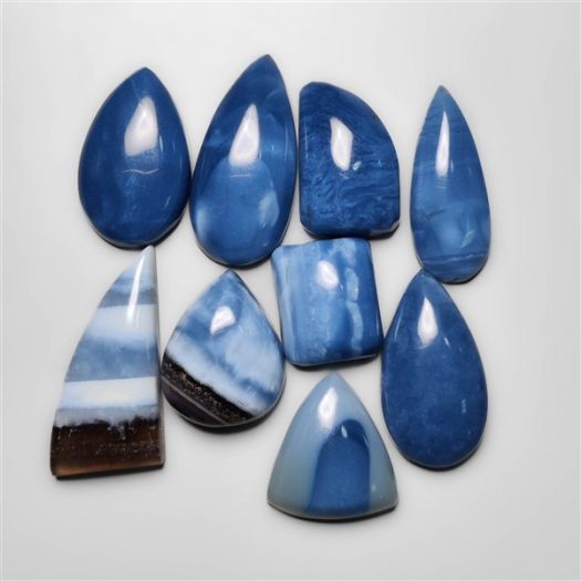 Blue Opal Cabochons Lot-N20303