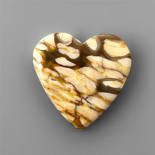 Peanut Wood Jasper Heart