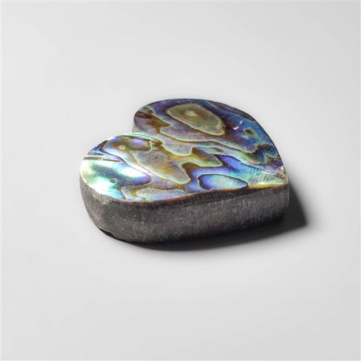 Abalone Paua Shell Heart Carving (Backed)-N20185