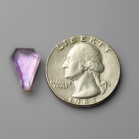Step Cut Amethyst & Mother Of Pearl Doublet