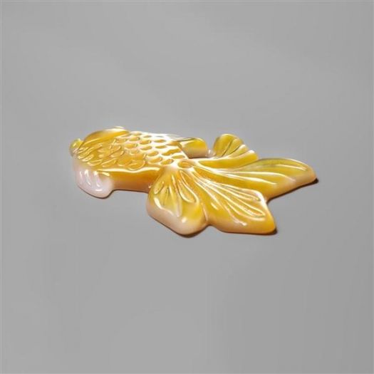 Mother Of Pearl Gold Fish Carving
