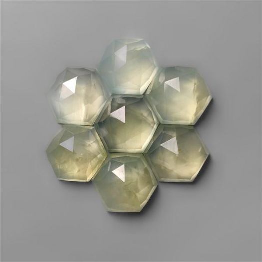rose-cut-prehnites-hexagons-lot-n4479