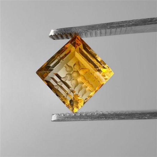 faceted-citrine-intaglio-reverse-carving-n5685