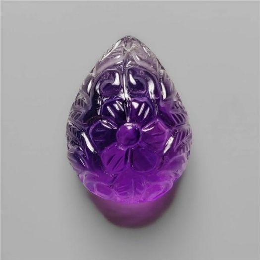 High Dome Amethyst Mughal Carving