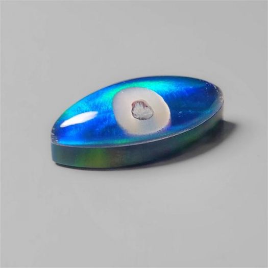 Mother Of Pearl Inlay Aurora Opal Evil Eye Carving
