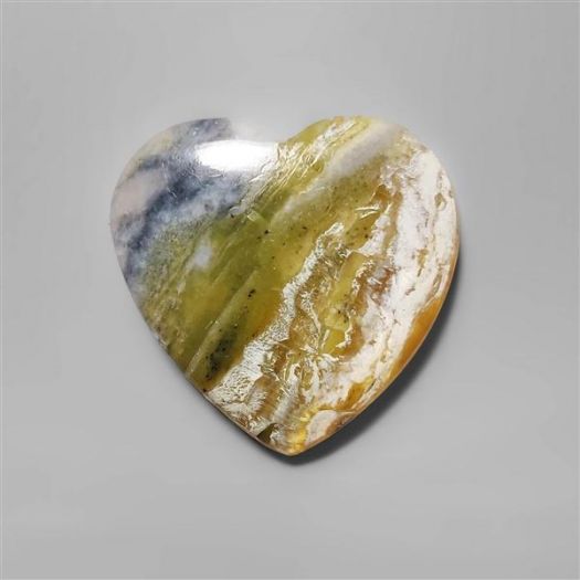 Rare Green Pietersite Heart-N6602