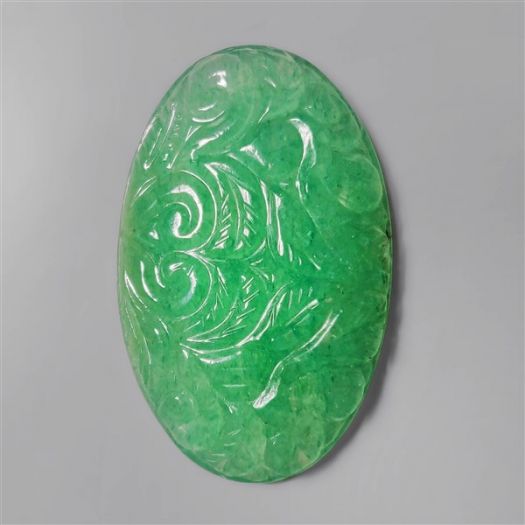 Green Tanzurine Mughal Carving-N7114