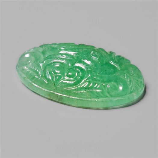 Green Tanzurine Mughal Carving-N7114
