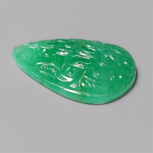 Green Tanzurine Mughal Carving-N7115