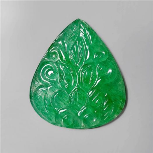 Green Tanzurine Mughal Carving-N7116